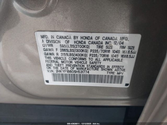 Honda Pilot Ex-l Image 8