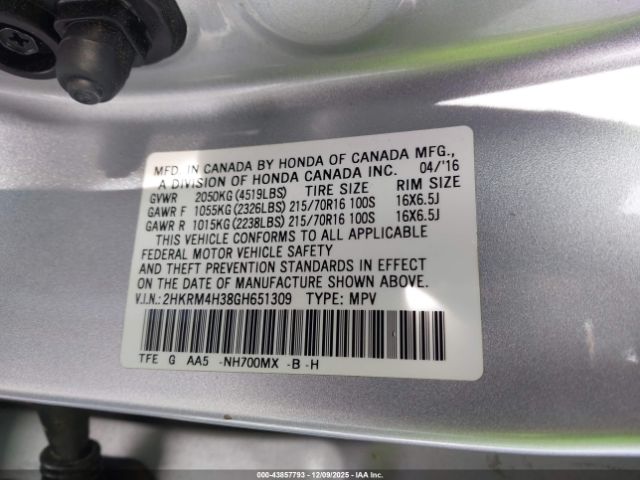 Honda CR-V Lx Image 7