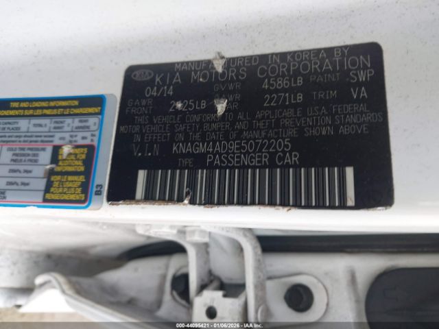 Kia Optima Lx Image 8