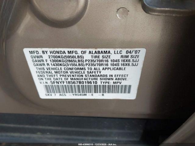 Honda Pilot Ex-l Image 9