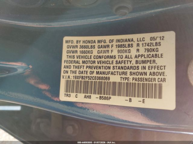 Honda Civic Lx Image 2