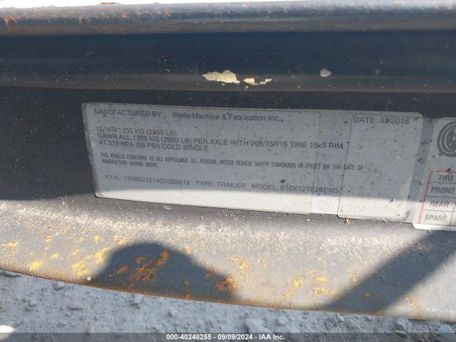 Trailer Wellbilt Open Utility Tra Image 8